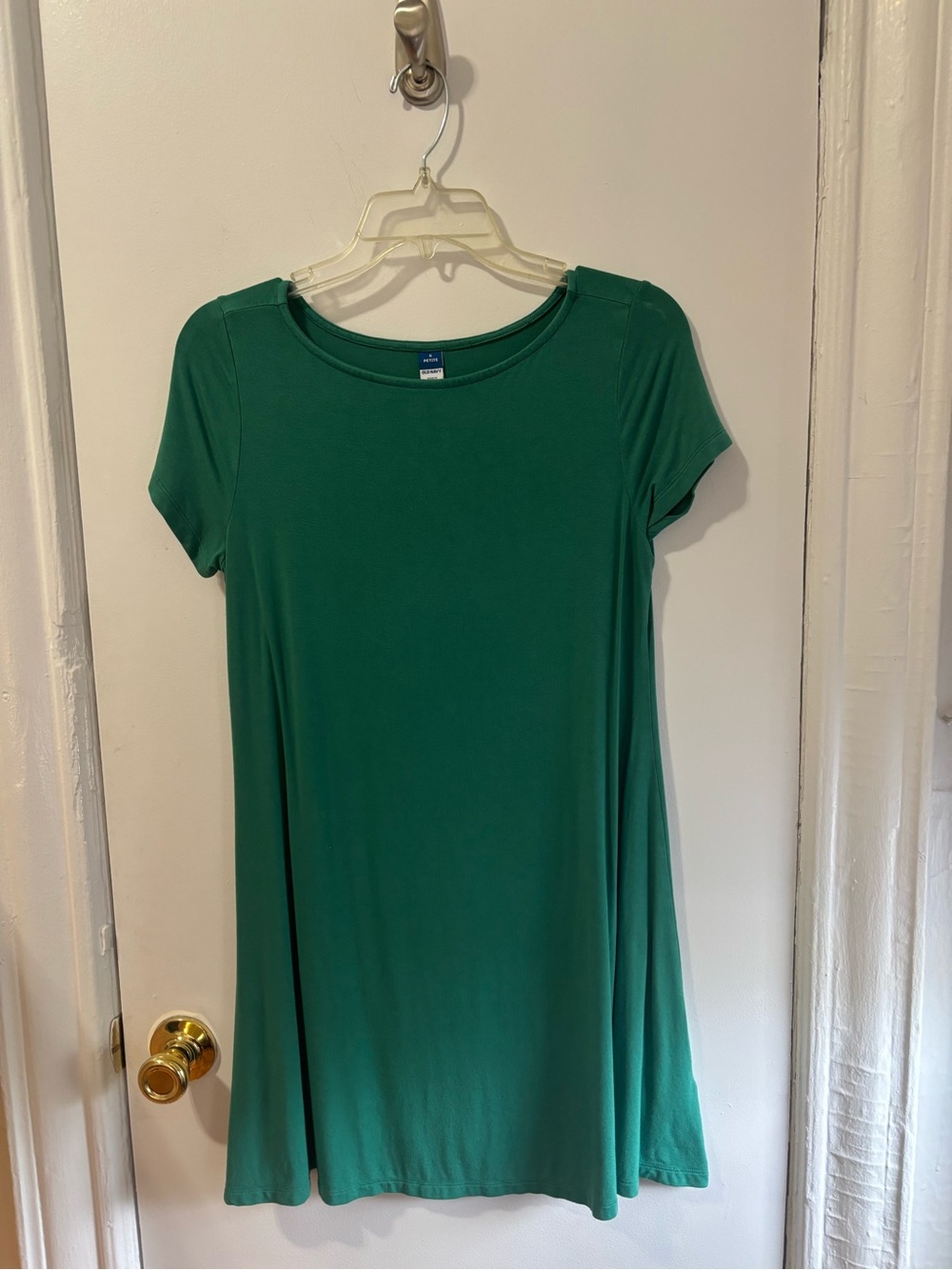Old Navy Women’s Short Sleeve Green Swing Dress